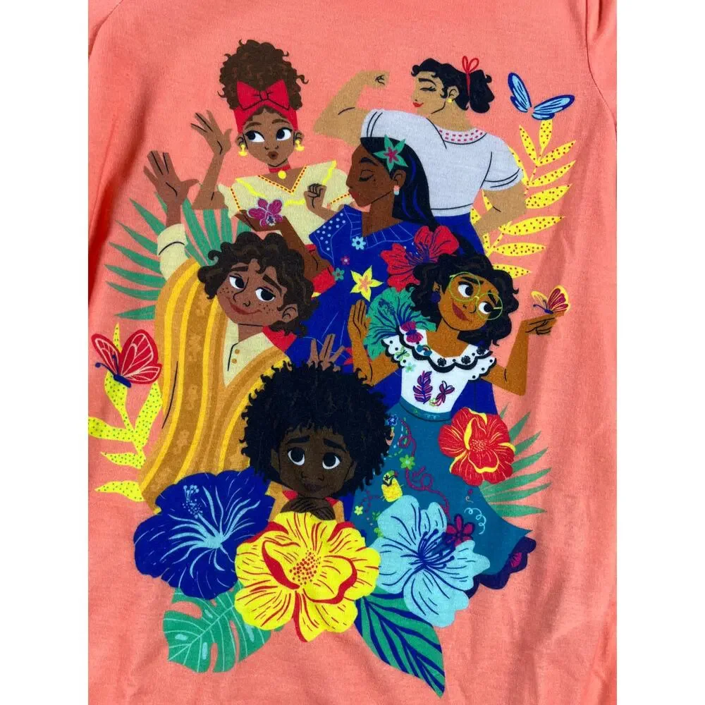 Disney Encanto Short Sleeve Nightshirt Nightgown Size 5/6 - Picture 3 of 6